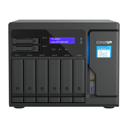 8-Bay NAS C5125 8-core/8-thrd 2.8GHzproc