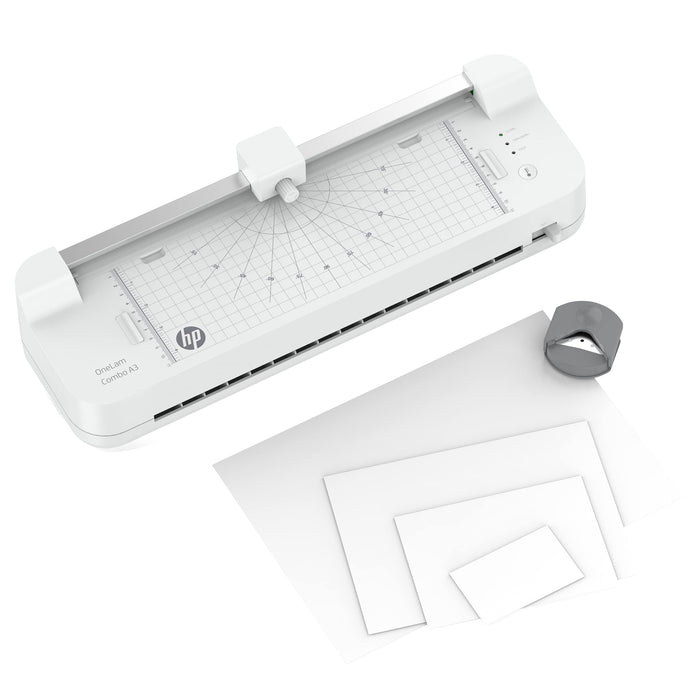 HP OneLam Combo 46 x 15.8 x 11.5 cm A3 Laminator 400 mm/min. 500 Micron 2 min warm-up period