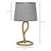 HOMCOM Table Lamp Grey