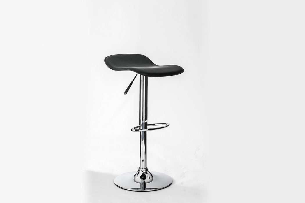 Alphason Lower Back Bar Stool with Adjustable Seat Ohio Black