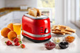Ariete Moderna AR1491 2 slice toaster 6 Browning settings Metal Red