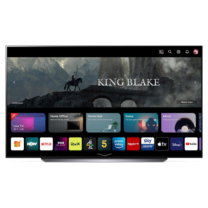 LG OLED Evo C3 83 Inch 4K Ultra HD 4 x HDMI Ports 3 x USB Ports Smart TV