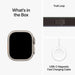 Apple Watch Ultra 2 - 49 mm - titanium - smart watch with Trail Loop - nylon weave - blue/black - band size: S/M - 64 GB - Wi-Fi, LTE, UWB, Bluetooth - 4G - 61.4 g