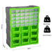 DURHAND Organiser B40-020 Polypropylene Green 380 mm x 160 mm x 475 mm
