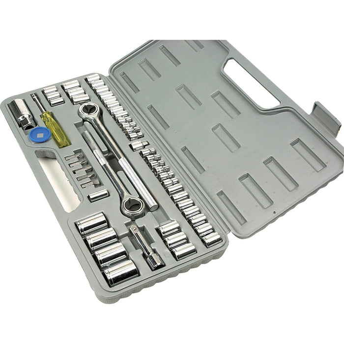Socket Set of 52 Metric & AF 1.4 3.8 & 1.2in Drive