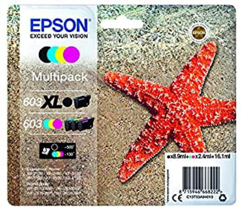 Epson 603 Multipack XL BK CMY Std Ink
