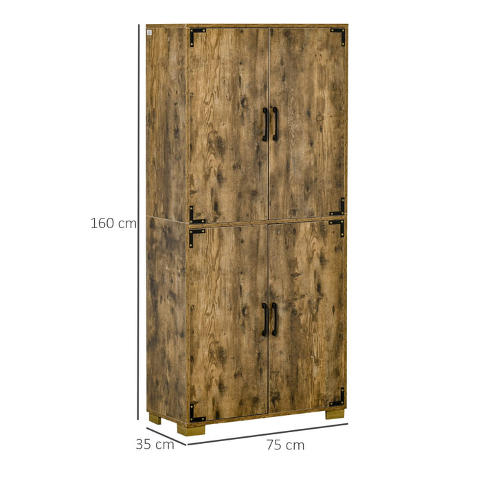 HOMCOM Storage Cabinet Brown 350 x 1,600 mm