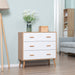 HOMCOM Drawer Chest White 390 x 800 mm
