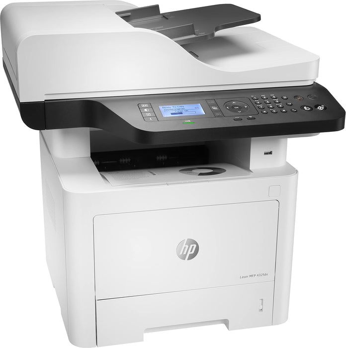HP 432fdn A4 Mono Laser Multifunctional Printer White