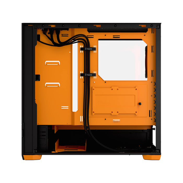 Fractal Design Pop Air ATX RGB Orange Core TG Clear PC Case