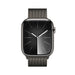 Apple Watch Series 9 (GPS + Cellular) - 45 mm - graphite stainless steel - smart watch with milanese loop - 64 GB - Wi-Fi, LTE, UWB, Bluetooth - 4G - 51.5 g