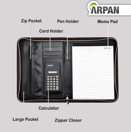 ARPAN Conference Folder CL-512 25 x 34 x 3 cm Brown