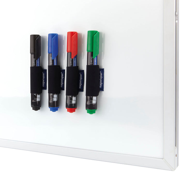 Magnetoplan Mkr Pen Hldr Blk Pk4