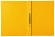 Exacompta Iderama Flat Bar Folder 380804B Glossy coated card 24 (W) x 32 (H) cm Yellow 2 Packs of 5
