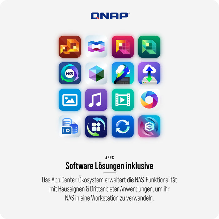 QNAP TS-462 - NAS server - 4 bays - SATA 6Gb/s - RAID RAID 0, 1, 5, 6, 10, JBOD - RAM 4 GB - 2.5 Gigabit Ethernet - iSCSI support