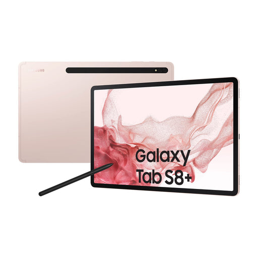 Samsung Galaxy Tab S8 Plus SM-X806B 5G 12.4 Inch Qualcomm Snapdragon SM8450 8GB RAM 256GB Storage Android 12 Pink Gold Tablet