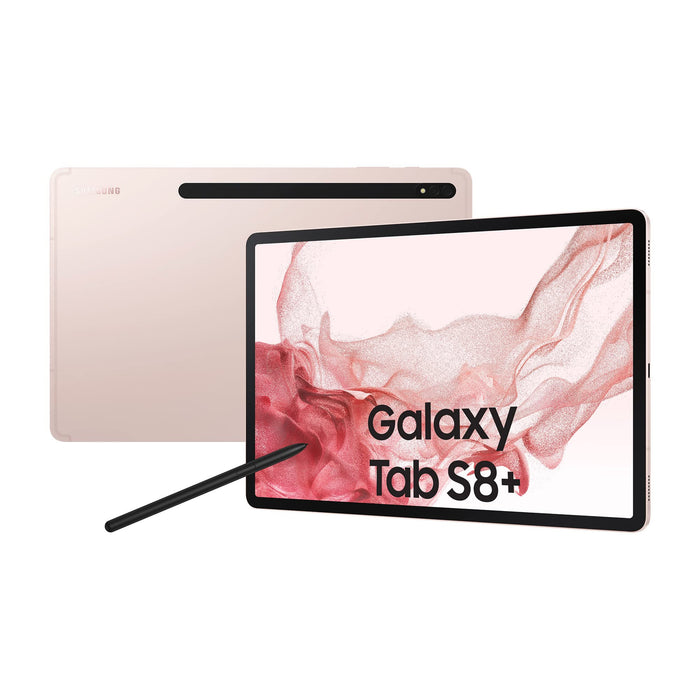 Samsung Galaxy Tab S8 Plus SM-X806B 5G 12.4 Inch Qualcomm Snapdragon SM8450 8GB RAM 256GB Storage Android 12 Pink Gold Tablet