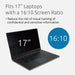Kensington 2 Way Removable Privacy Filter for 43.2 cm (17") Laptop 16:10