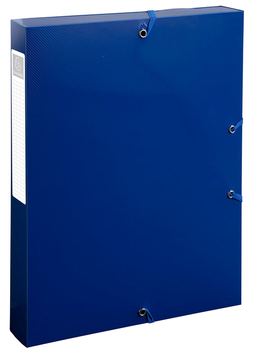 Exacompta Bee Blue Box File A4 Assorted Colours (Pack 8) - 59140E