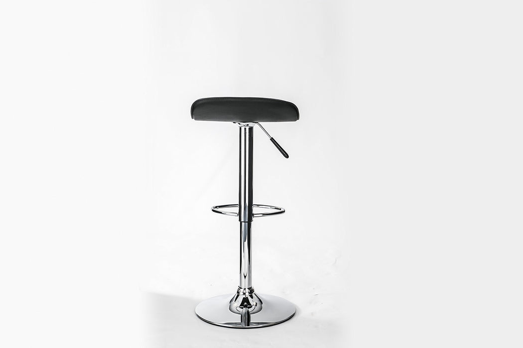 Alphason Lower Back Bar Stool with Adjustable Seat Ohio Black