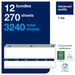 Tork Peakserve Hand Towels H5 2 Ply 20.1 x 22.5 cm 270 Sheets Pack of 12