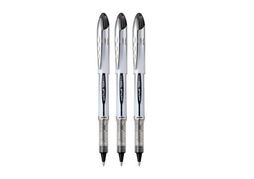 Uni-ball Vision Elite UB-200 Rollerball Pen 0.6 mm Black Pack of 3