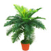 Artificial Plant Fern Plastic 950 mm Green