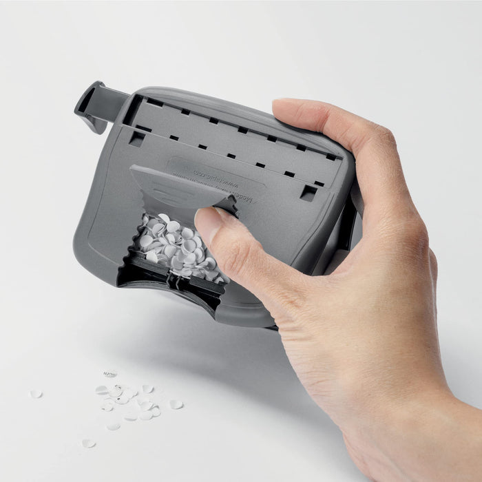 Rapid ECO 2 Hole Punch 24845300 CO2 Neutral 74% Recycled Plastic 20 Sheets Black
