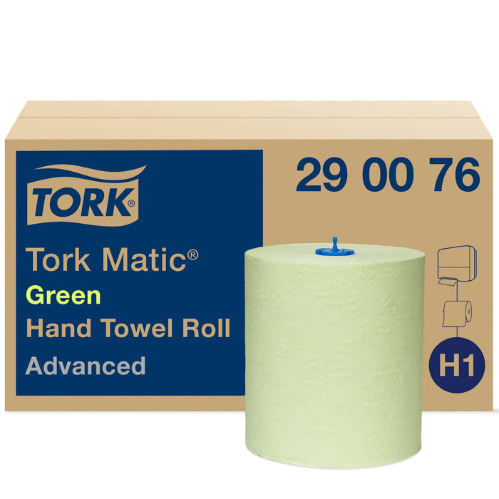Tork Hand Towels H1 Without feather edge Green 2 Ply 290076 Pack of 6