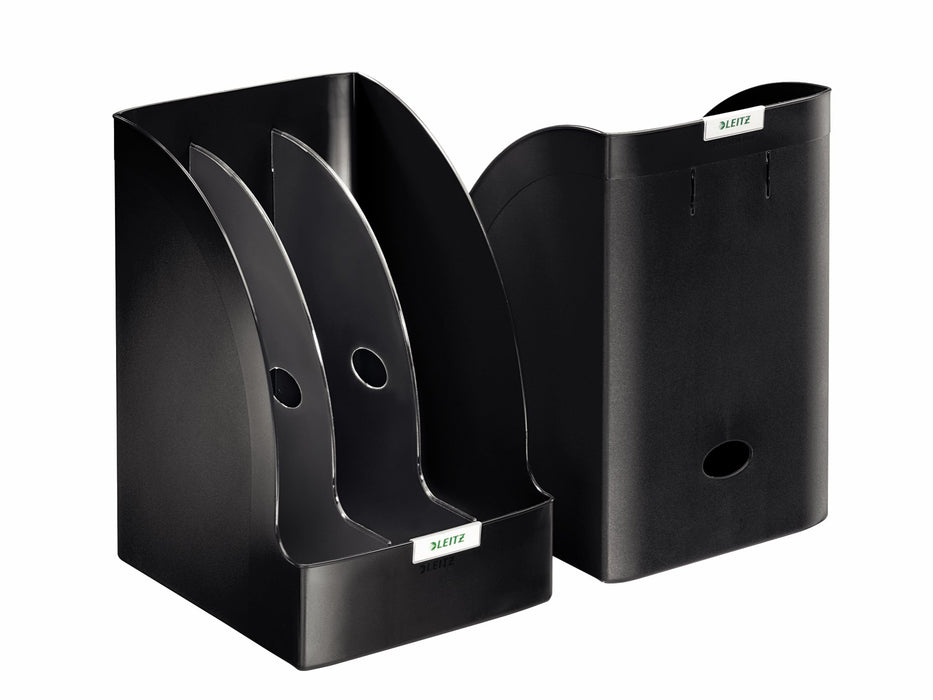 Leitz Magazine File 52390095 Black 21.3 (W) x 25 (D) x 32.1 (H) cm Pack of 3