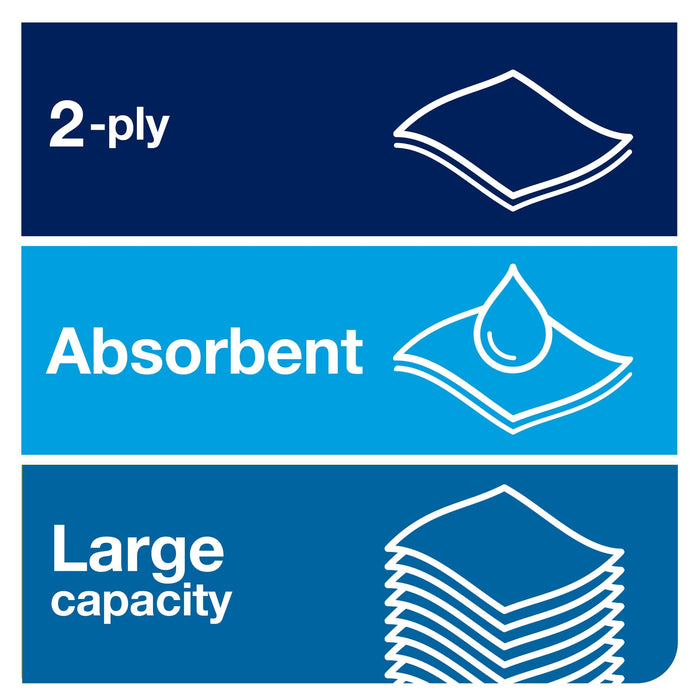 Tork Hand Towels H1 Without feather edge Green 2 Ply 290076 Pack of 6