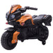 HOMCOM Kids 6V Electric Motorcycle Ride-On Toy Battery Orange