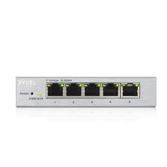 Zyxel GS1200-5 - Switch - Managed - 5 x 10/100/1000 - desktop