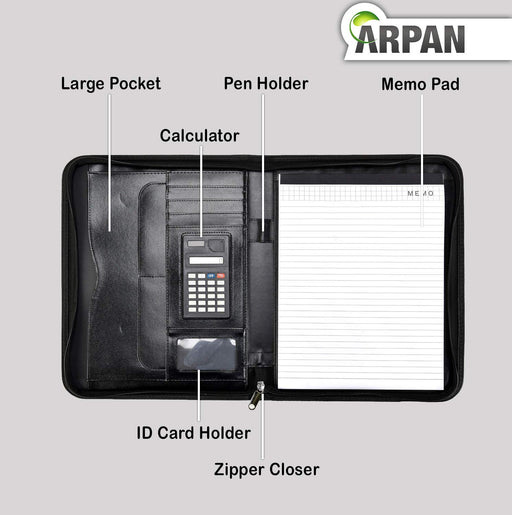 ARPAN Conference Folder CL-835 25 x 34 x 3 cm Black