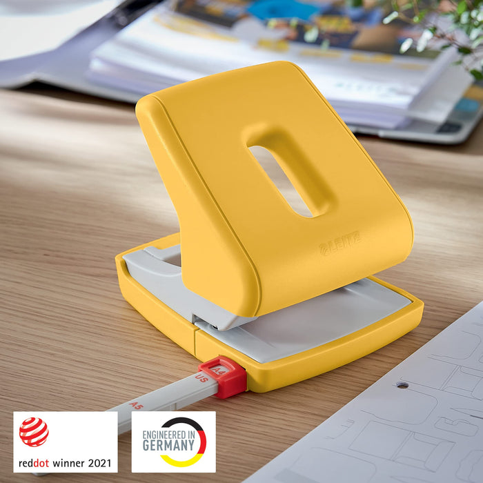 Leitz Hole Punch 50040019 30 Sheets Warm Yellow