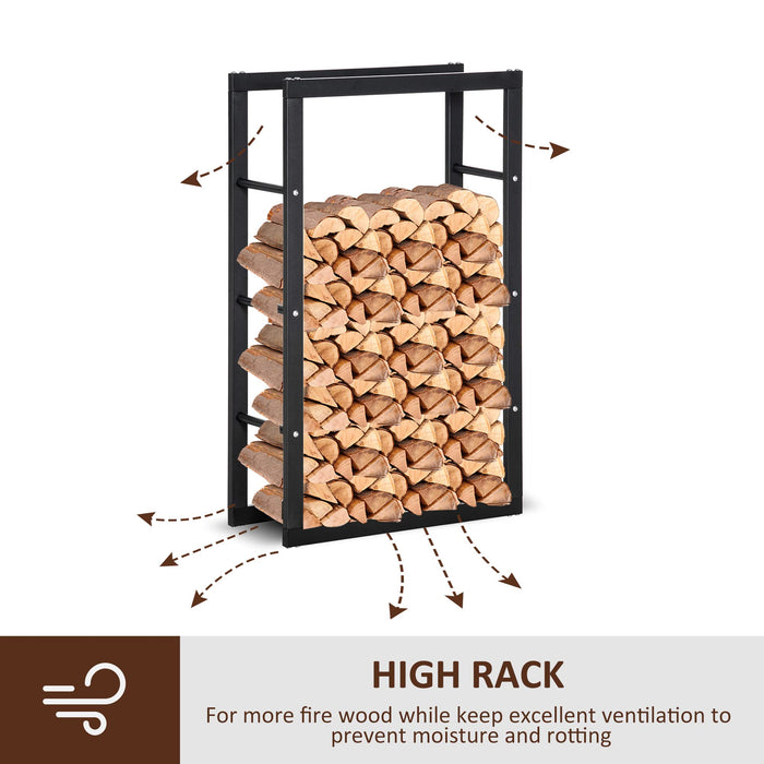 HOMCOM Firewood Rack 820-146 Metal