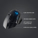 Logitech G G502 25600 DPI LIGHTSPEED Wireless Gaming Mouse Black