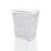 ARPAN Laundry Basket Wicker CL-11-001L White 53 x 54 cm