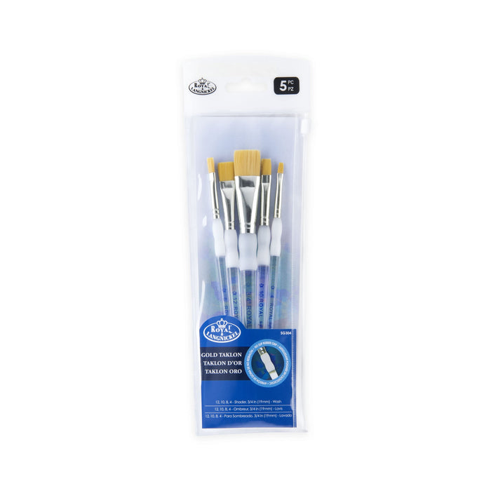 Royal & Langnickel Paint Brushes SG304 Clear 0.841 x 0.841 x 0.14 cm Pack of 5