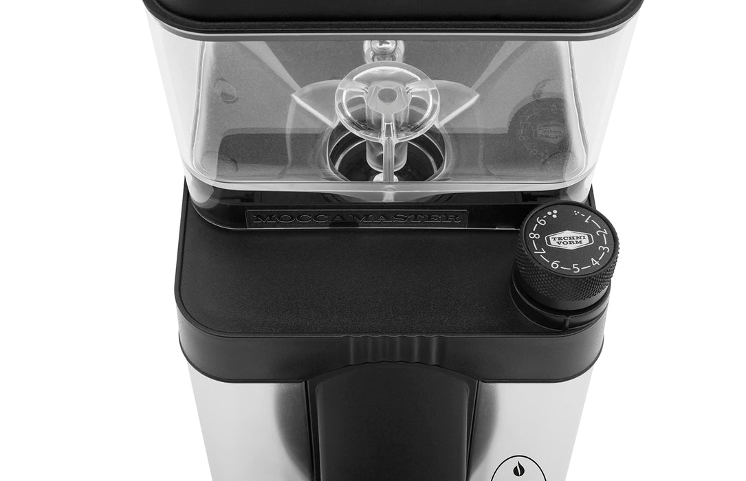 Moccamaster KM5 Burr Coffee Grinder Polished Silver