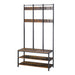 HOMCOM Coat Rack Rustic Brown 400 x 1,084 mm