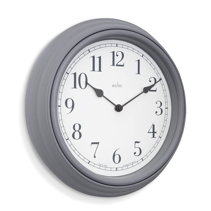 Acctim Analog Clock Grey 27.8 x 27.8 x 4.2 x 27.8 cm