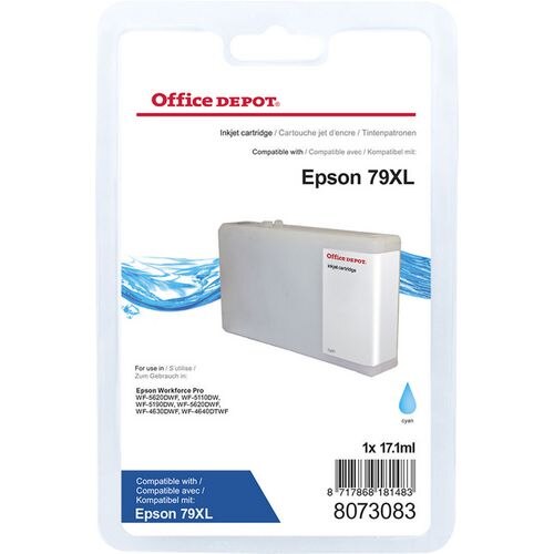 Office Depot 79XL Compatible Epson Ink Cartridge C13T79024010 Cyan