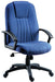 City Fabric Executive Office Chair Blue - 8099BL