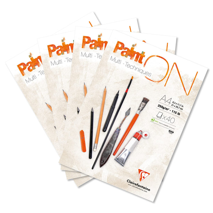 Clairefontaine Paint On Pad A4 Pk4