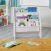 LIBERTY HOUSE TOYS Storage Unit TF4912 Medium-density fibreboard and Canvas 2+ 610 (W) x 300 (D) x 710 (H) mm White