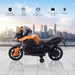 HOMCOM Kids 6V Electric Motorcycle Ride-On Toy Battery Orange