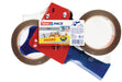 tesa Packing Tape Dispenser tesapack PVC Blue, Red 199 mm (W) x 66 m (L) Metal, Plastic 4120