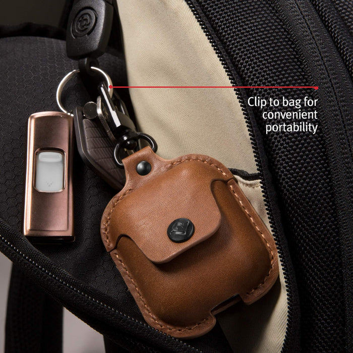 Twelve SouthCase 12-1803 Brown for Protecting Airpods