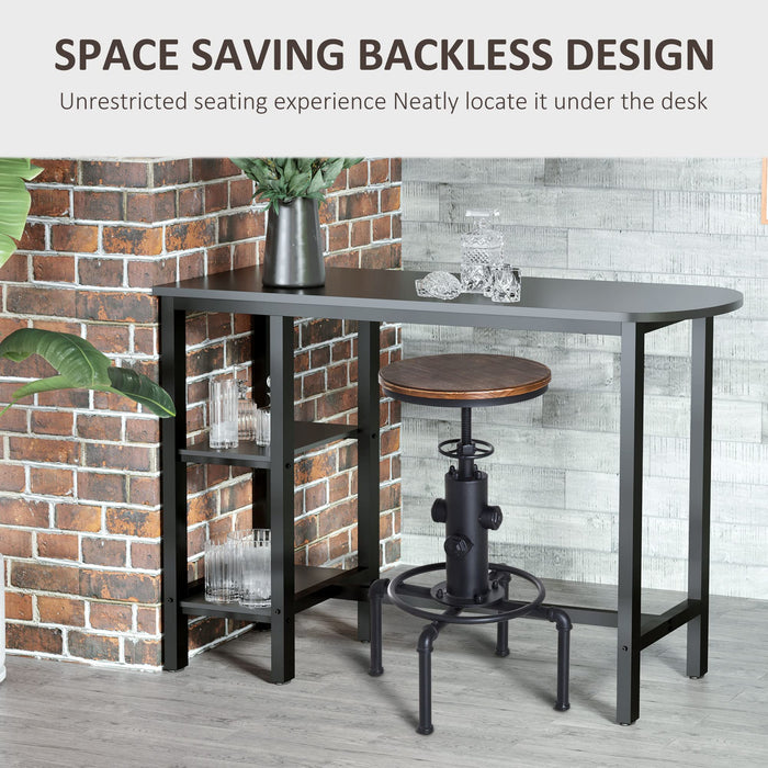 HOMCOM Barstools 835-073 Brown